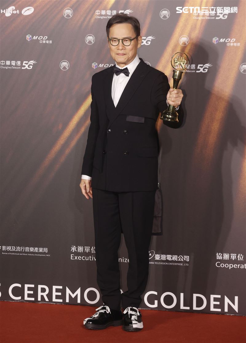 羅大佑獲得金曲32特別貢獻獎。（記者/邱榮吉/攝影）
