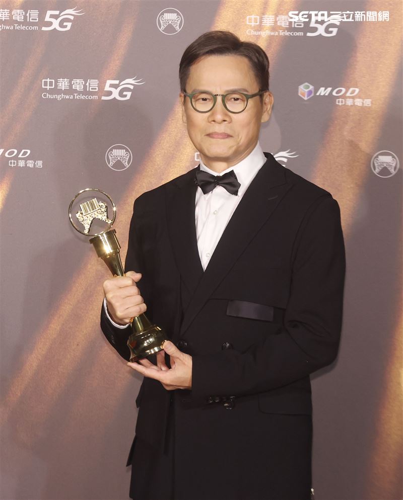 羅大佑獲得金曲32特別貢獻獎。（記者/邱榮吉/攝影）