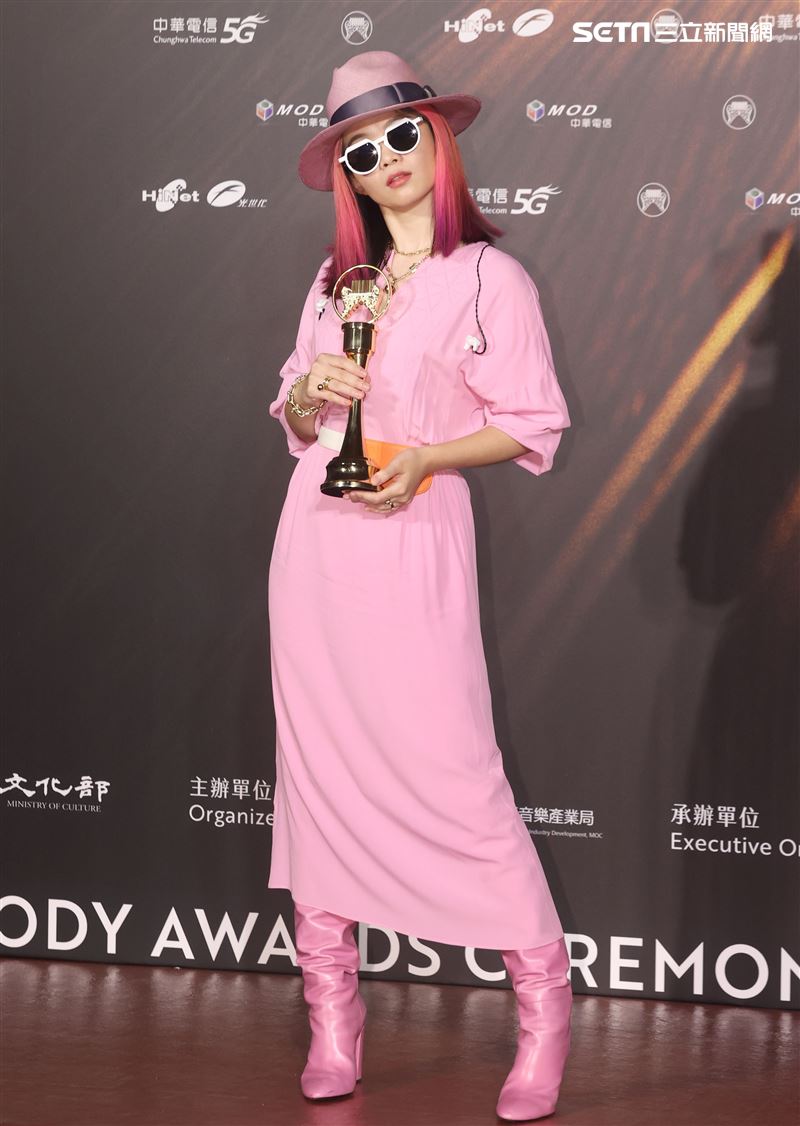 ?te壞特獲得金曲32最佳新人獎。（記者/邱榮吉/攝影）