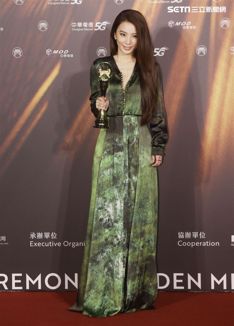田馥甄獲得金曲32華語女歌手。（記者/邱榮吉/攝影）