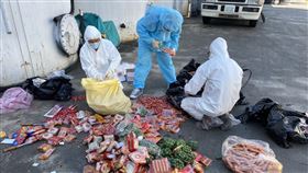 首查獲非洲豬瘟肉品走私入台（2）非洲豬瘟中央災害應變中心22日表示，首度查獲有非洲豬瘟病毒走私肉品，總量逾71公斤。（農委會提供）中央社記者張雄風傳真  110年8月22日