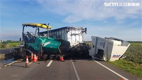 屏東,戰備跑道,貨車,車禍,工程車