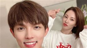 張雨綺，李炳熹。(圖／張雨綺，李炳熹微博)