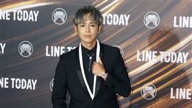 金曲32星光大道主持人鼓鼓。（記者邱榮吉/攝影）