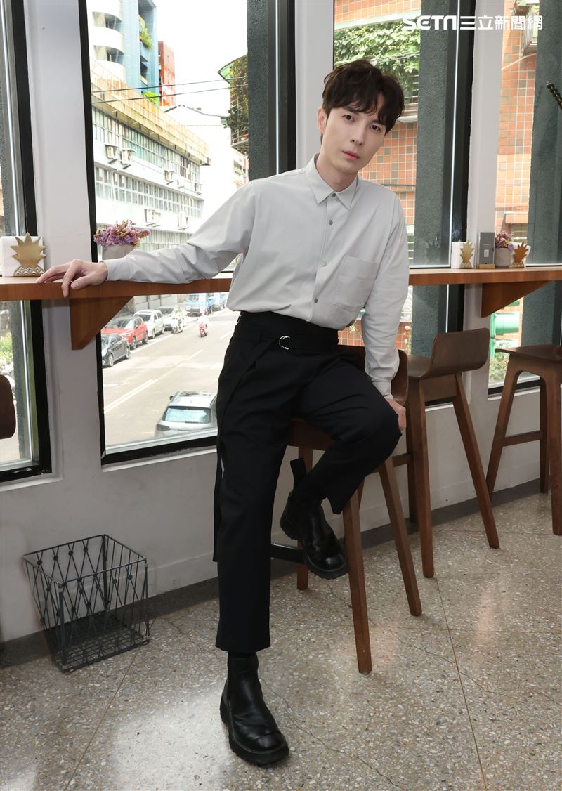 陳勢安三立新聞網專訪。（記者邱榮吉/攝影）