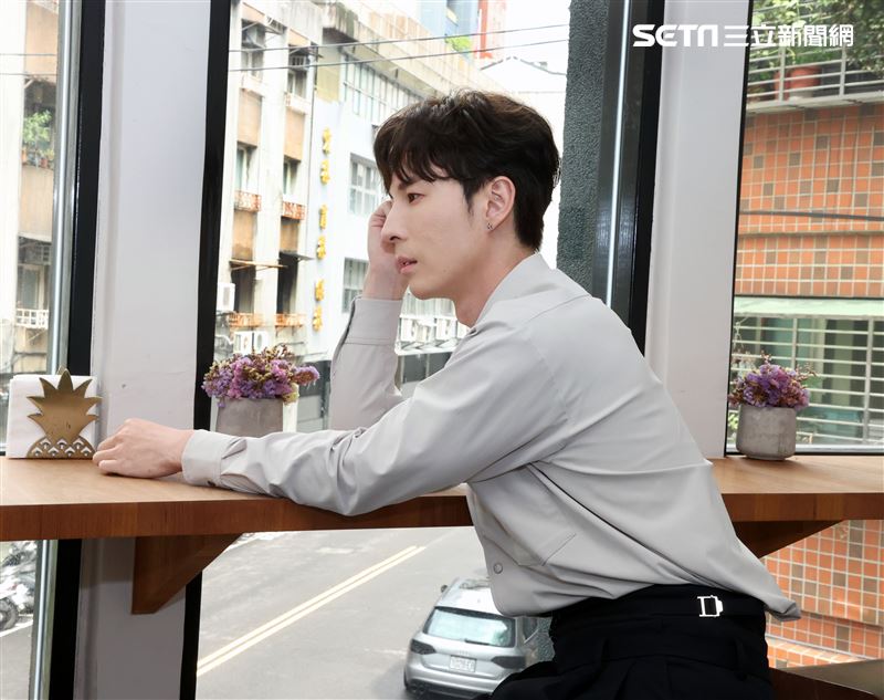 陳勢安三立新聞網專訪。（記者邱榮吉/攝影）