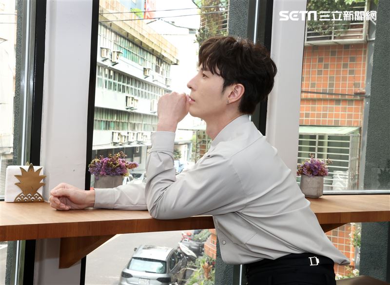 陳勢安三立新聞網專訪。（記者邱榮吉/攝影）