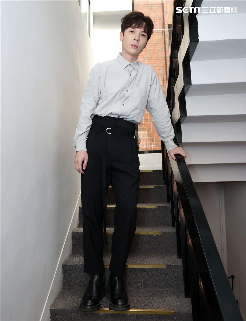 陳勢安三立新聞網專訪。（記者邱榮吉/攝影）