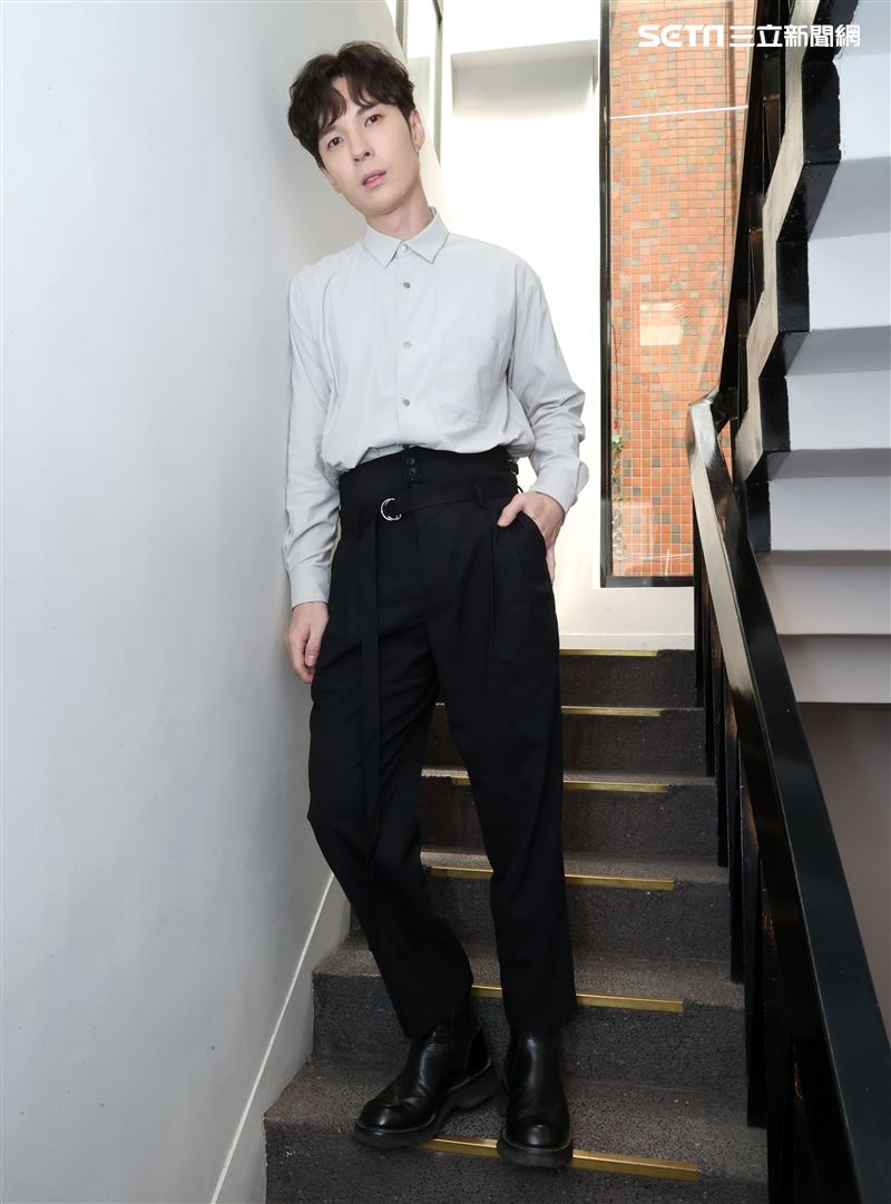 陳勢安三立新聞網專訪。（記者邱榮吉/攝影）