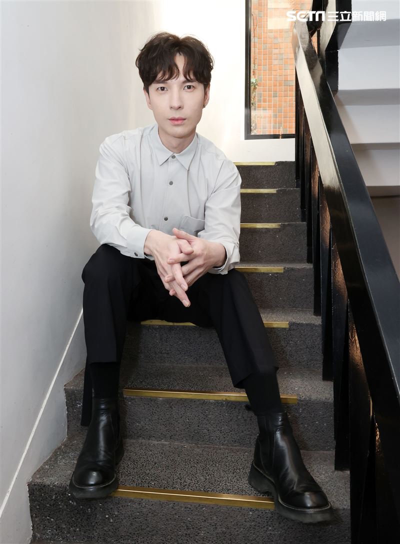 陳勢安三立新聞網專訪。（記者邱榮吉/攝影）