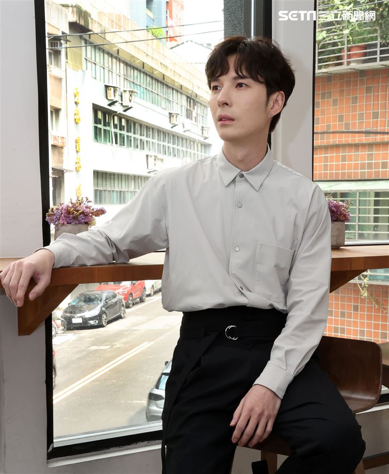 陳勢安三立新聞網專訪。（記者邱榮吉/攝影）