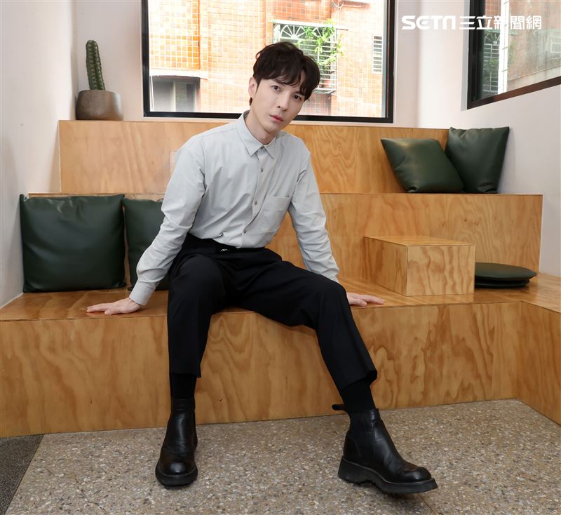 陳勢安三立新聞網專訪。（記者邱榮吉/攝影）