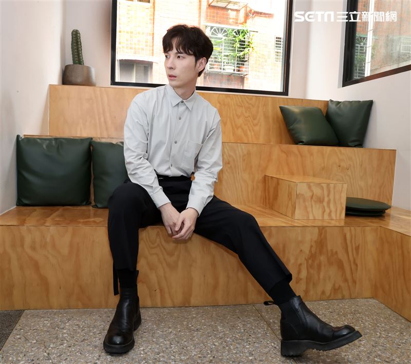 陳勢安三立新聞網專訪。（記者邱榮吉/攝影）