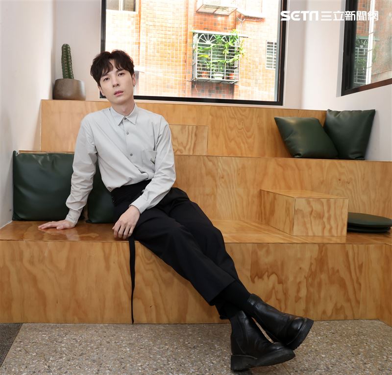 陳勢安三立新聞網專訪。（記者邱榮吉/攝影）