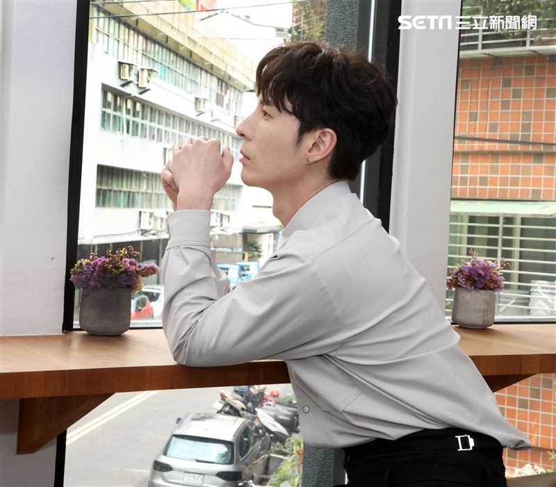 陳勢安三立新聞網專訪。（記者邱榮吉/攝影）