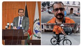 阿富汗前部長逃亡德國　變比薩外送員(圖/翻攝自推特)