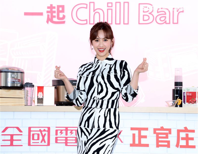 吳姍儒出席最in健康新蔘活 一起chill Bar活動。（記者邱榮吉/攝影）