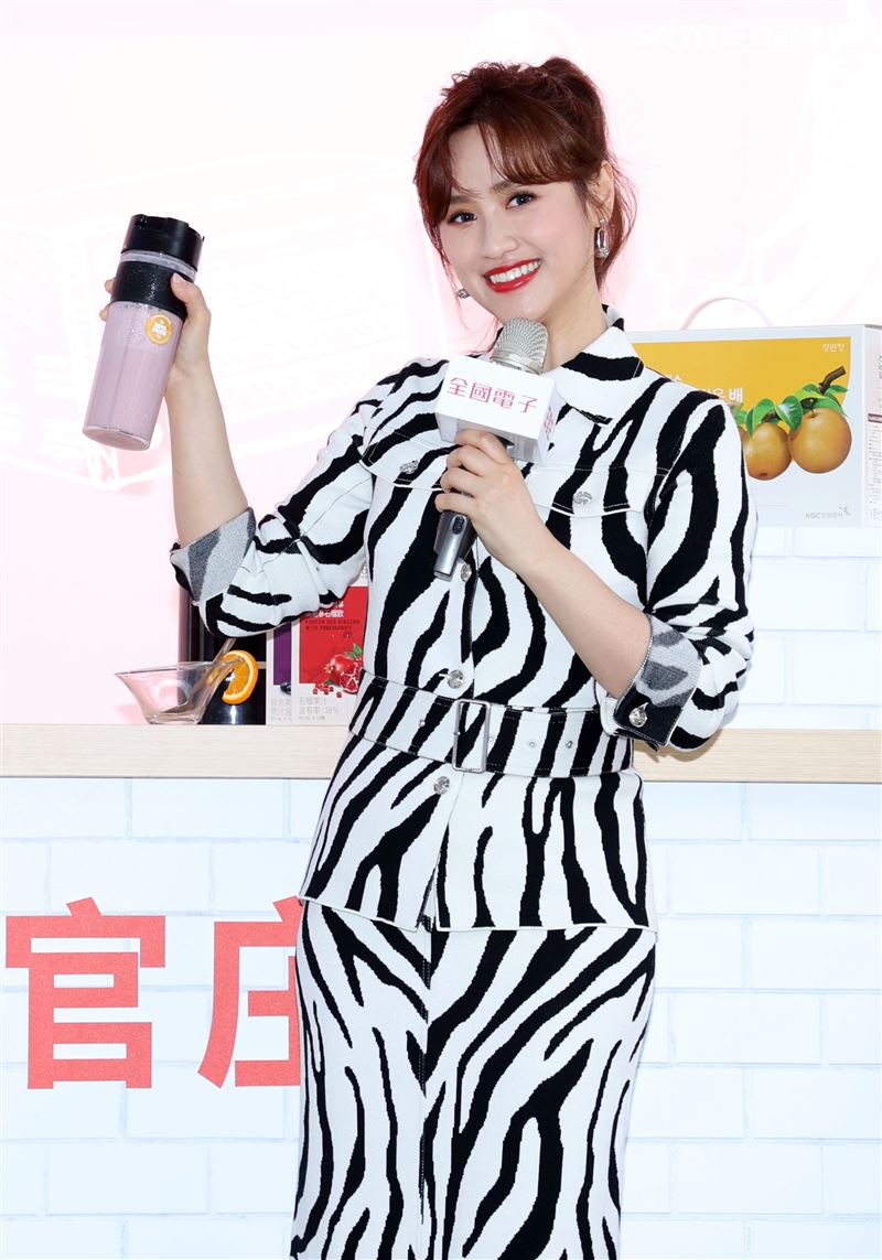 吳姍儒出席最in健康新蔘活 一起chill Bar活動。（記者邱榮吉/攝影）