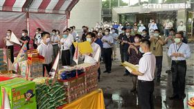 鴻海普渡今登場！四國紙錢都要拜　劉揚偉率60名員工祈福（圖／鴻海提供）