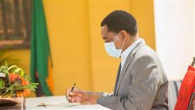 尚比亞總統當選人希奇萊馬Hakainde Hichilema
圖／翻攝自Hakainde Hichilema臉書