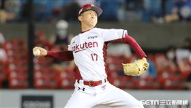 ▲樂天桃猿投手游朝惟投0.1局拿下勝投。（圖／記者劉彥池攝影）