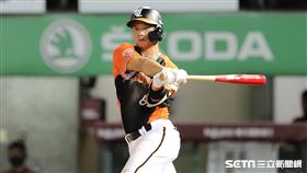 ▲統一獅一壘手吳桀睿。（圖／記者劉彥池攝影）