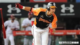 ▲統一獅三壘手林子豪。（圖／記者劉彥池攝影）