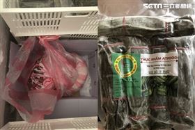 移民署桃園專勤隊網路巡邏發現越籍女子透過臉書販售肉製品。 移民署提供