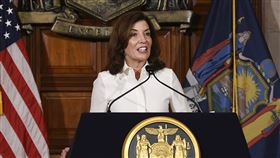 侯可（Kathy Hochul）8月底接任紐約州長，成為紐約州歷來首位女性州長。（圖／美聯社／達志影像）