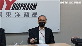 台灣東洋（4105）今（25）日召開股東會，在會後由董事長林全與總經理施俊良共同主持記者會。（圖／記者戴玉翔攝影）