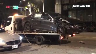 開海神撞垃圾車　駕駛頭痛：車是借的