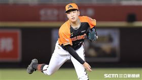 ▲統一獅先發投手古林睿煬。（圖／記者劉彥池攝影）