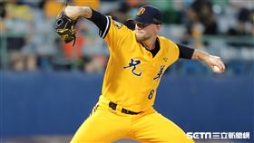 ▲中信兄弟先發投手格里斯。（圖／記者劉彥池攝影）