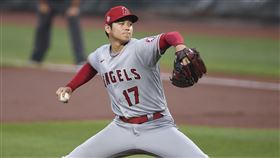 ▲大谷翔平先發5局挨3轟。（圖／美聯社／達志影像）