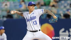 ▲富邦悍將先發投手陳鴻文。（圖／記者劉彥池攝影）