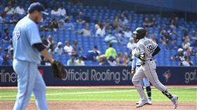 ▲柳賢振3.2局挨3轟，本季最慘一役。（圖／美聯社／達志影像）