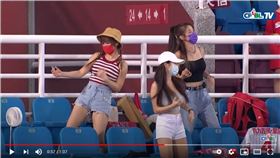 ▲小龍女桃園球場見證吉力吉撈．鞏冠紀錄夜。（圖／翻攝自CPBLTV）