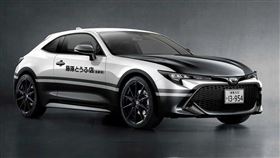 ▲Corolla Sport《頭文字D》特仕車渲染圖。（圖／翻攝Motor1網站）