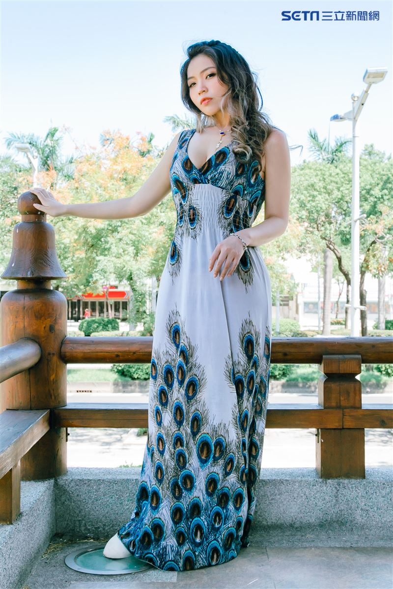 雞排妹師妹袁非三立新聞網專訪。（圖／記者楊澍攝影）