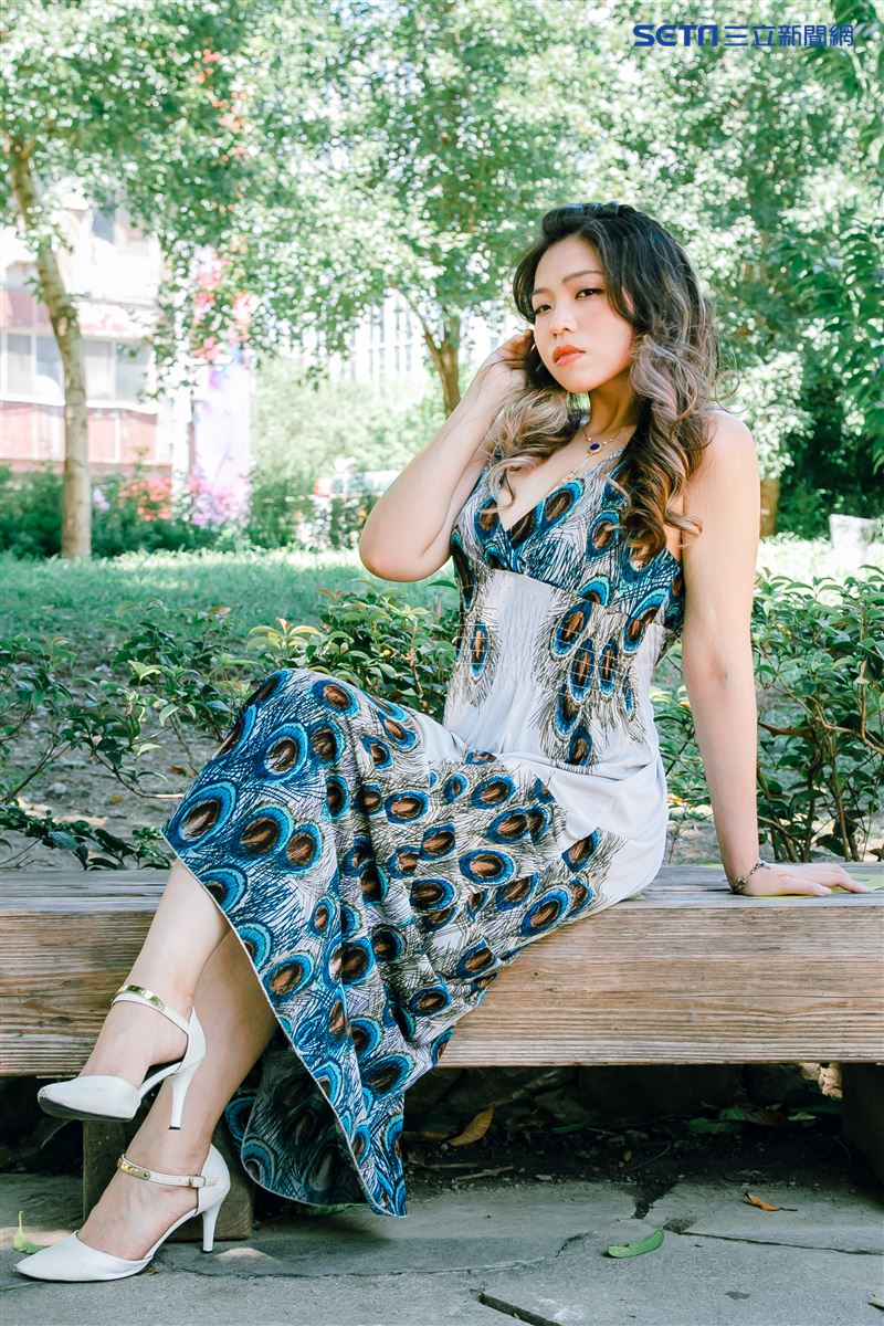 雞排妹師妹袁非三立新聞網專訪。（圖／記者楊澍攝影）