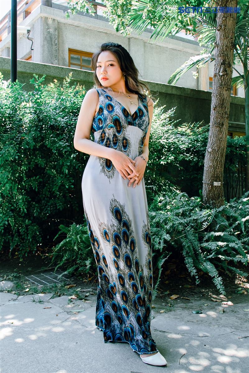 雞排妹師妹袁非三立新聞網專訪。（圖／記者楊澍攝影）