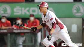 ▲樂天桃猿外野手朱育賢。（圖／記者劉彥池攝影）