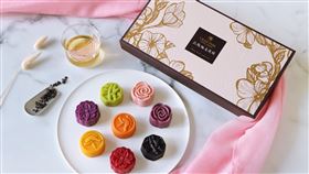  台北凱撒飯店 月餅 凱月禮盒 新月禮盒（圖／凱達大飯店提供）