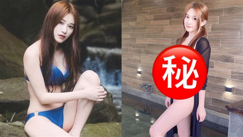 高衩泳衣開到腰　艾瑞絲蜜臀辣洩春光
