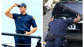 新北市，淡水，推車，爆筋壯警，拋錨