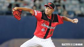 ▲味全龍投手羅華韋。（圖／記者劉彥池攝影）