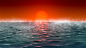 ▲Hycean行星表面的表面構想圖。（圖／翻攝自劍橋大學官網）