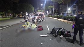 新北,新莊,電動車,聚餐,酒駕,三重。（圖／翻攝畫面）