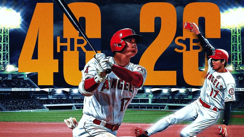 40轟20盜！大谷成天使隊史第一人