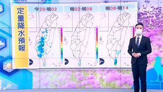 下周高壓減弱　午後雷陣雨區擴大加劇